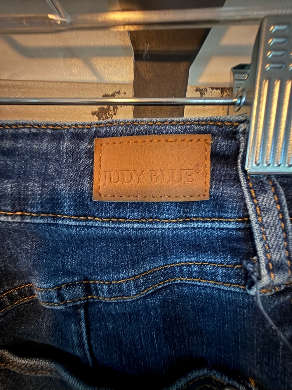 Judy Blue Light Blue Denim Jeans with Contrast Stitching
